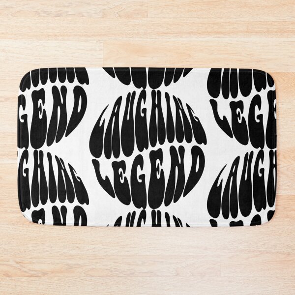 Item preview, Laughing Legend Text Monochrome White designed and sold by Meepuruproject.