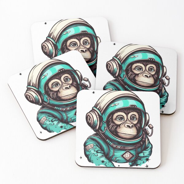 Item preview, Astronaut Monkey Adventure: Cosmic Fun and Playful Space designed and sold by JojoArtEvo.