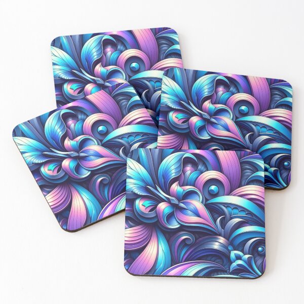Item preview, Blue Swirl Vortex Abstract Poster designed and sold by mymagicstoreus.
