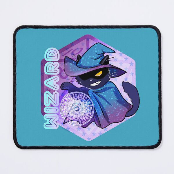 Item preview, Dungeons and Dragons Wizard Cat designed and sold by Tactlessly.