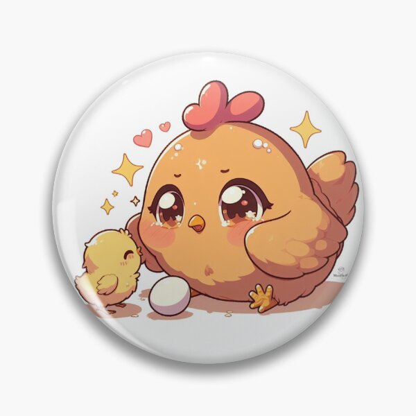 Item preview, Kawaii Hen and Chick designed and sold by MeowdiYall.