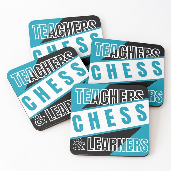 Item preview, Chess Teacher & Learners - Bold Blue designed and sold by ChessiShop.