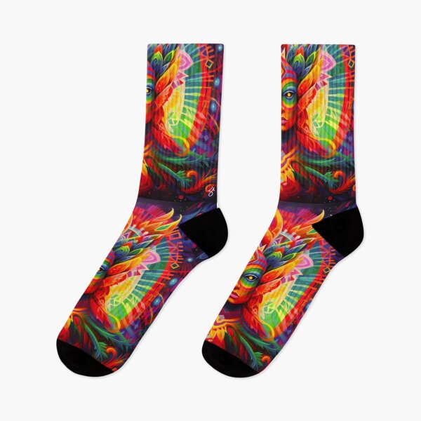 Item preview, God Face - A Kaleidoscope of Colors and Spiritual Energy designed and sold by JojoArtEvo.