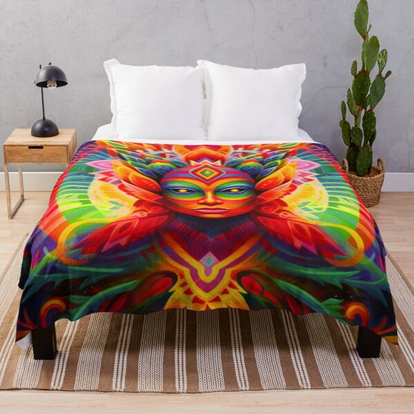 Item preview, God Face - A Kaleidoscope of Colors and Spiritual Energy designed and sold by JojoArtEvo.