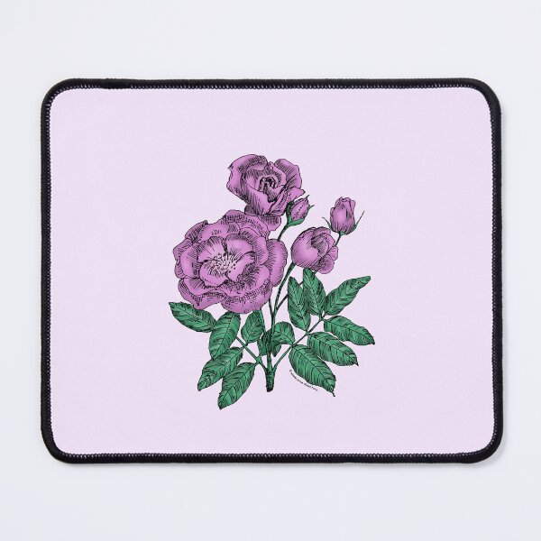 Item preview, Purple Cupped Rose Bloom Semi-Double 8-15 Petals In 2 Rows designed and sold by Rachael Taylor.