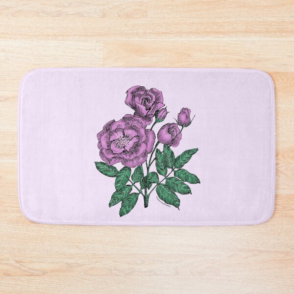 Item preview, Purple Cupped Rose Bloom Semi-Double 8-15 Petals In 2 Rows designed and sold by Rachael Taylor.