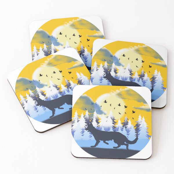 Item preview, German shepherd silhouette forest design designed and sold by SavagexCreation.