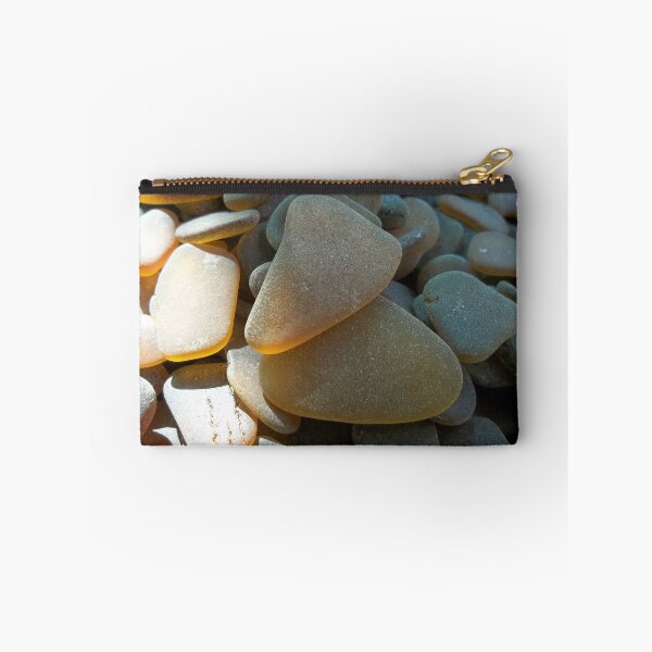 Item preview, IMAGE PRINT ONLY Sunlit Brown Sea Glass Pieces and Honey Amber Sea Glass Pieces designed and sold by Beachy.