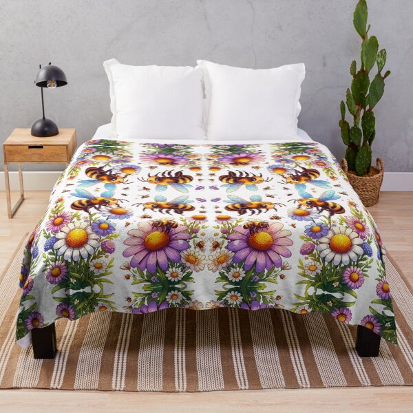 Item preview, Bees And Wildflowers designed and sold by Designowner.