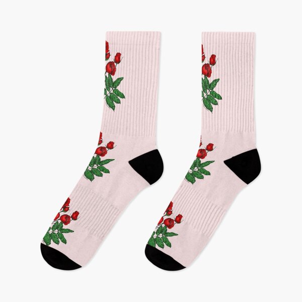 Item preview, Bright Red Cupped Rose Bloom Semi-Double 8-15 Petals In 2 Rows designed and sold by Rachael Taylor.