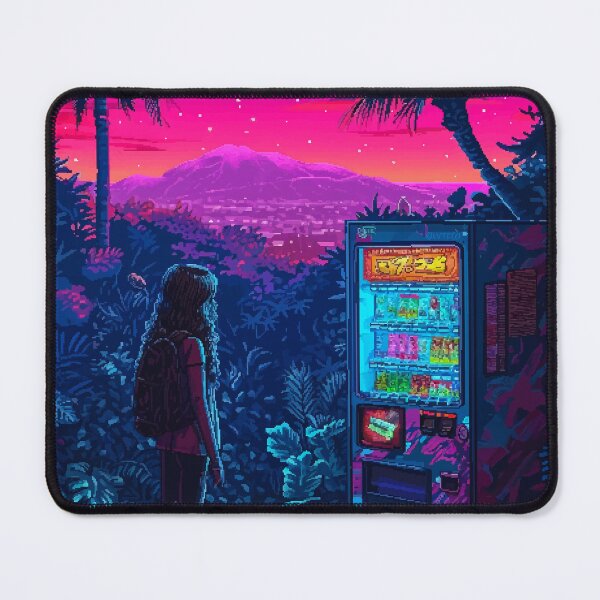 Item preview, Girl Retro Pixel Art Vending Machine Synth Vibe designed and sold by LVTFCOarts.