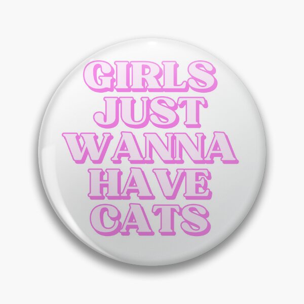 Item preview, Girls Just Wanna Have Cats - Purr-fectly Fun Typography for Feline Enthusiasts designed and sold by Biddakate.