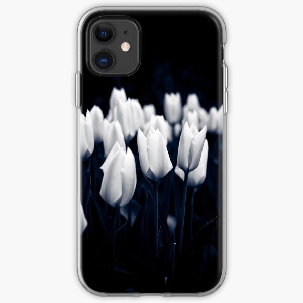 Monochrome Tulips iPhone Soft Case