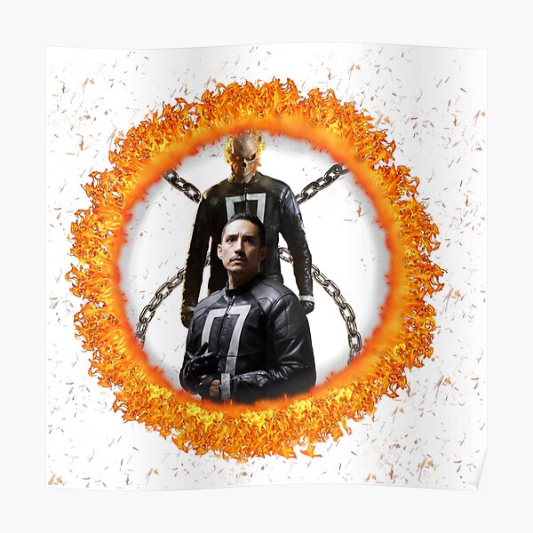 Agents Of Shield Ghost Rider Posters For Sale Redbubble