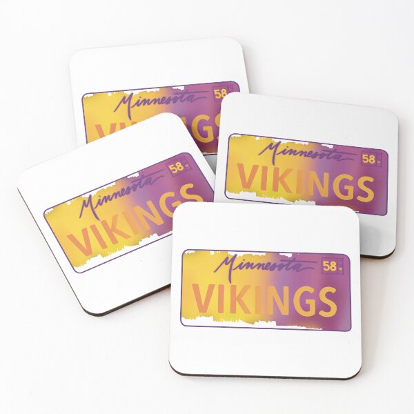 Item preview, Minnesota Vikings License Plate designed and sold by Katherine Mandeville.