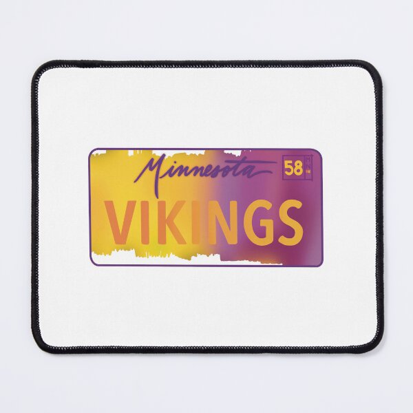 Item preview, Minnesota Vikings License Plate designed and sold by Katherine Mandeville.