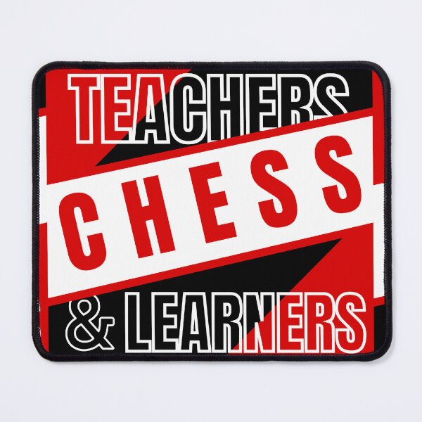 Item preview, Chess Teacher & Learners - Bold Red designed and sold by ChessiShop.