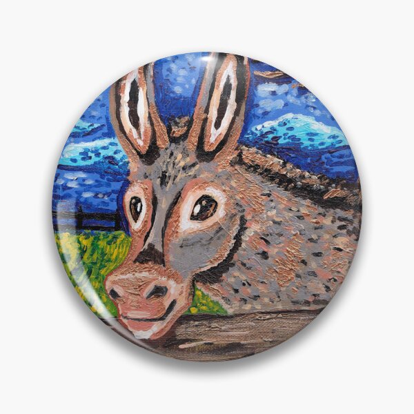 Item preview, Donkey Acrylic Painting designed and sold by skybluekitty.