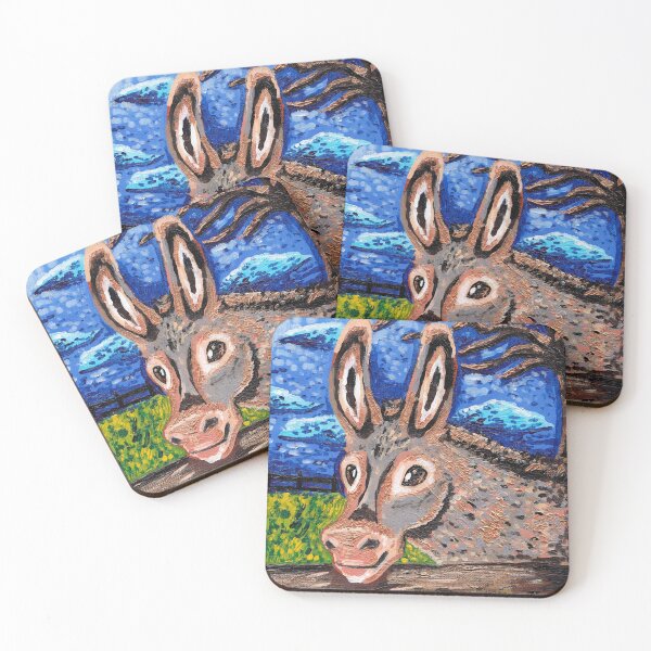 Item preview, Donkey Acrylic Painting designed and sold by skybluekitty.