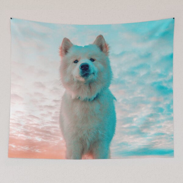 Item preview, Samoyed Puppy At The Beach designed and sold by TheAnimalZ00.