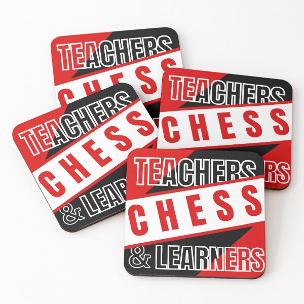 Item preview, Chess Teacher & Learners - Bold Red designed and sold by ChessiShop.