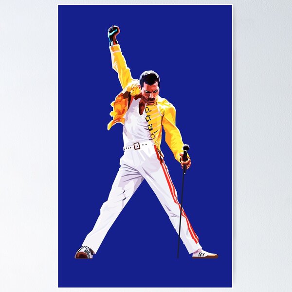 Artikel-Vorschau von Freddie Mercury im Konzert, designt und verkauft von ocelotlcalli.
