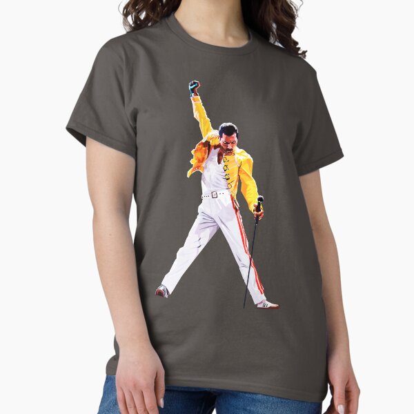 Vista previa del artículo con la obra «Freddie Mercury en concierto», diseñado y vendido por ocelotlcalli.