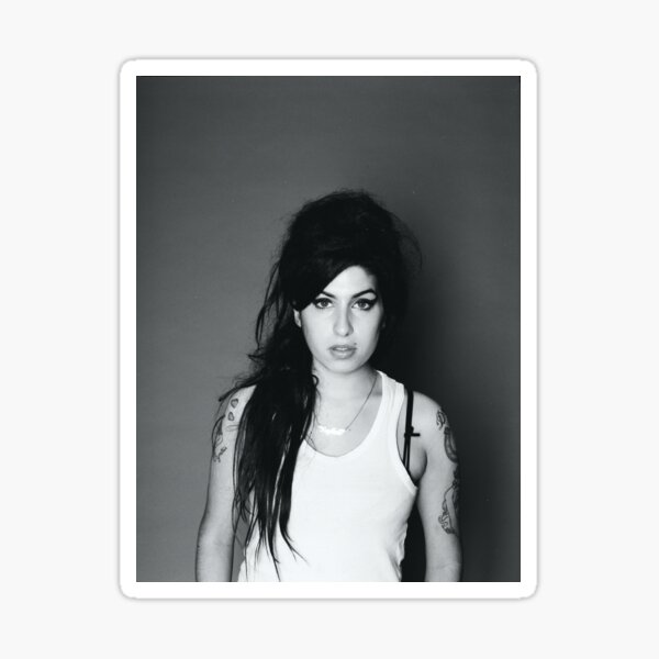 Amy Winehouse, Cantar, Famoso, Realista, Musica - Pegatina Envío