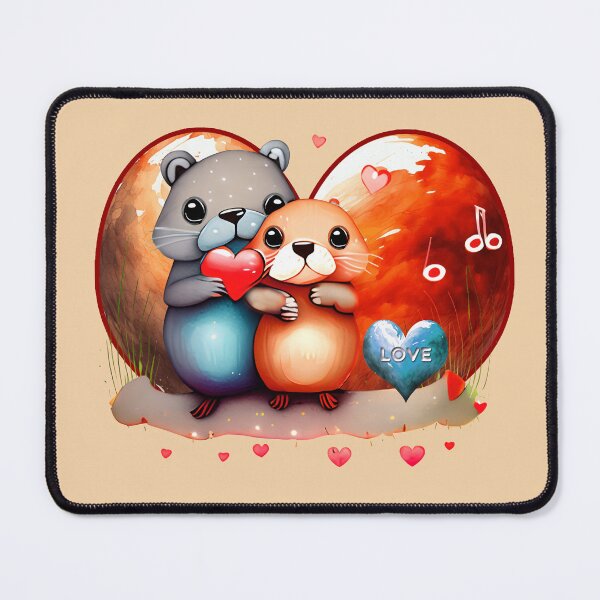 Item preview, Cute Beavers in a Heart designed and sold by Astralia.
