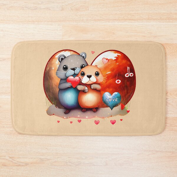 Item preview, Cute Beavers in a Heart designed and sold by Astralia.