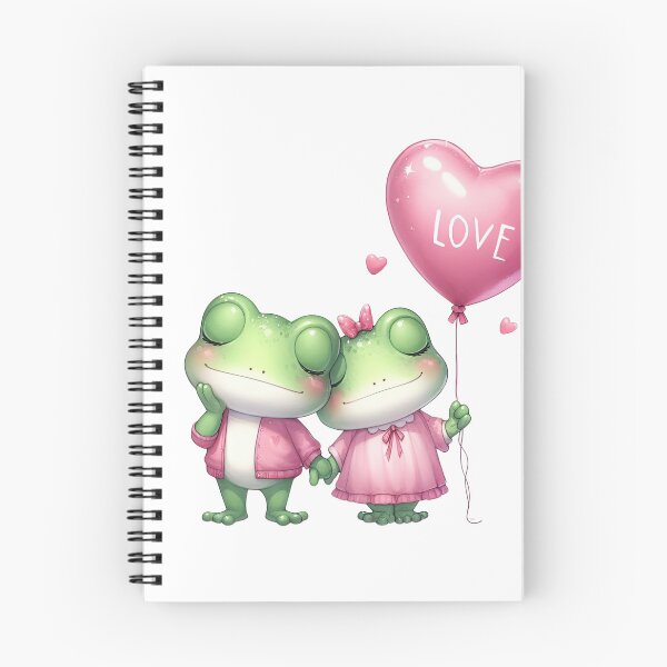Item preview, Cute Pink couple - Frogs!  designed and sold by fribabywonder.