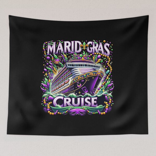 Item preview, Mardi Gras Carnival - Mardi Gras Cruise T-Shirt Mardi Gras Cruise Squad T-Shirt designed and sold by MAPDDesigns.