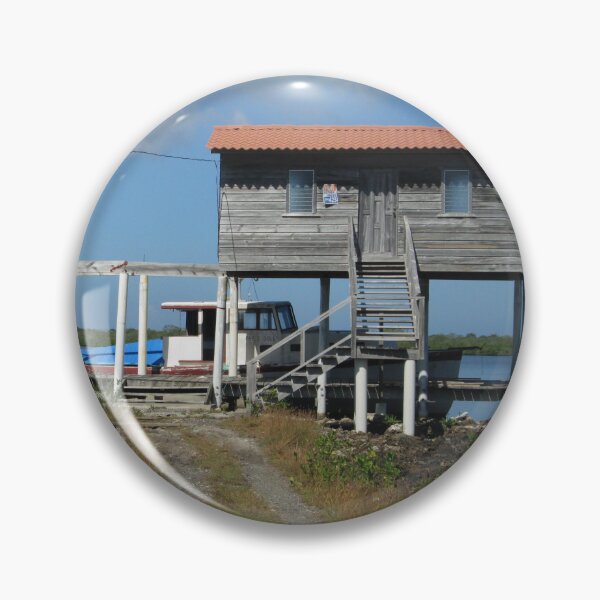 Item preview, Little Boat House in Honduras  designed and sold by ResourceGirl.