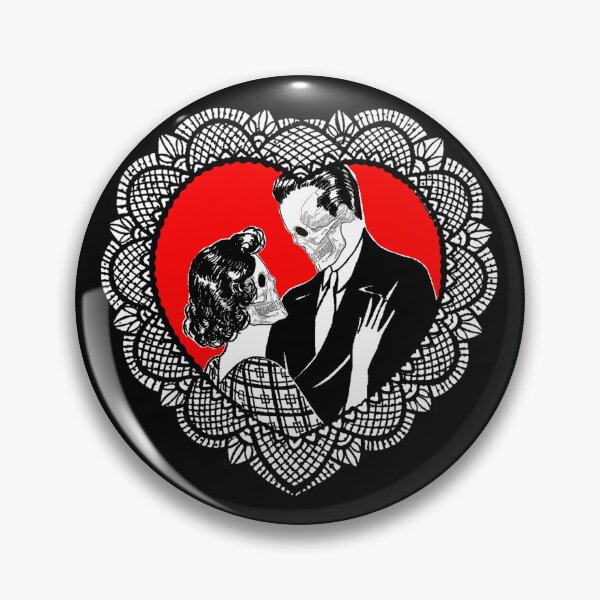Item preview, Retro Skull Couple designed and sold by hazelbasil.