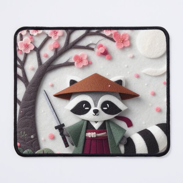 Item preview, Samurai Raccoon designed and sold by GALUMARKET.