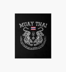 Lámina de exposición Muay Thai Men Kickboxing Hombres Mujeres Niños - Toi Muay Thailand