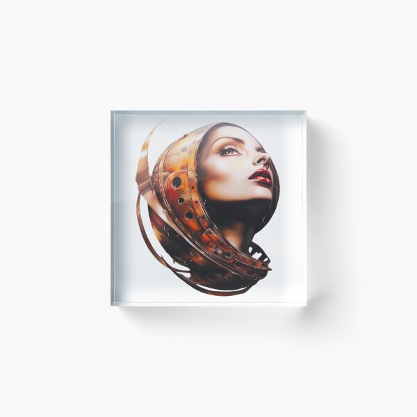 Item preview, Metal Women Face Designs – Unique Art for Your Style designed and sold by JojoArtEvo.