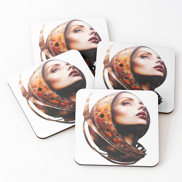 Item preview, Metal Women Face Designs – Unique Art for Your Style designed and sold by JojoArtEvo.