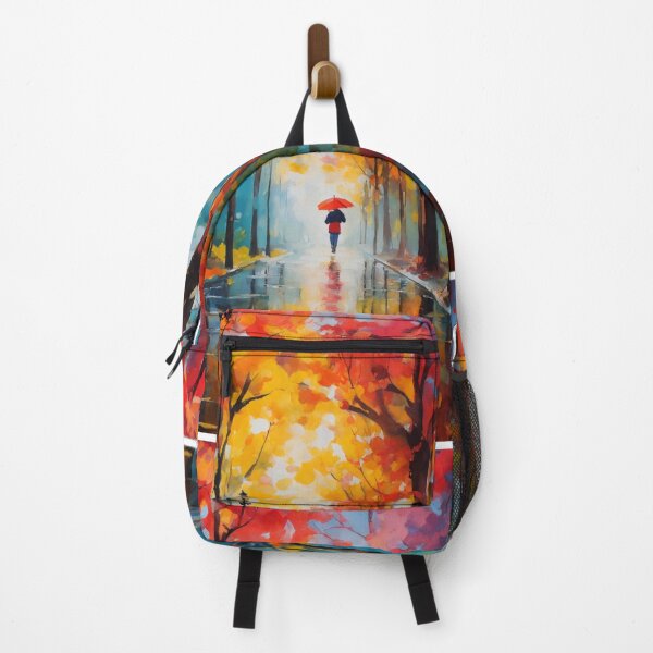 Item preview, Autumn Stroll Amidst Colorful Trees designed and sold by John v p.