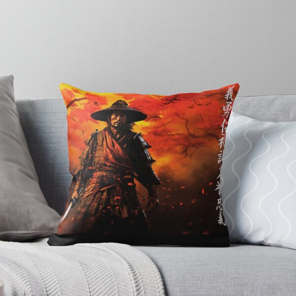 Item preview, Blazing Samurai Spirit: Fiery Warrior Art for Bold Souls designed and sold by JojoArtEvo.