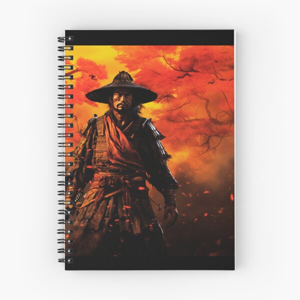 Item preview, Blazing Samurai Spirit: Fiery Warrior Art for Bold Souls designed and sold by JojoArtEvo.