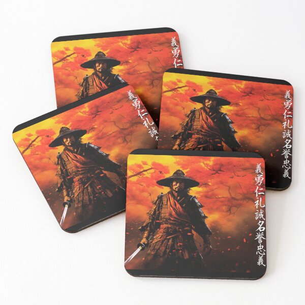 Item preview, Blazing Samurai Spirit: Fiery Warrior Art for Bold Souls designed and sold by JojoArtEvo.