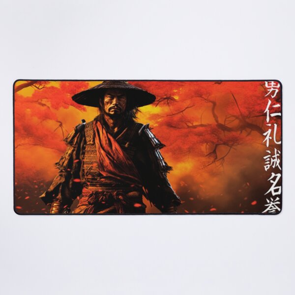Item preview, Blazing Samurai Spirit: Fiery Warrior Art for Bold Souls designed and sold by JojoArtEvo.