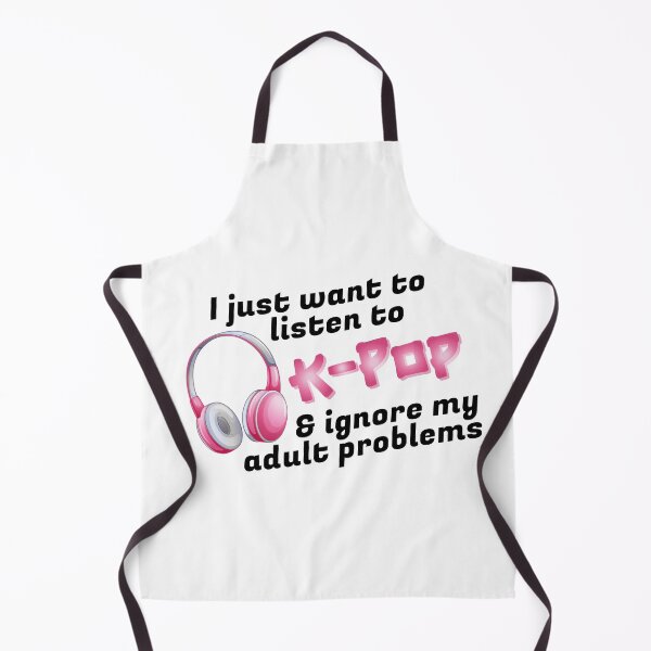 Item preview, I just want to listen to K-Pop & ignore my adult problems Sticker designed and sold by olympe-store.