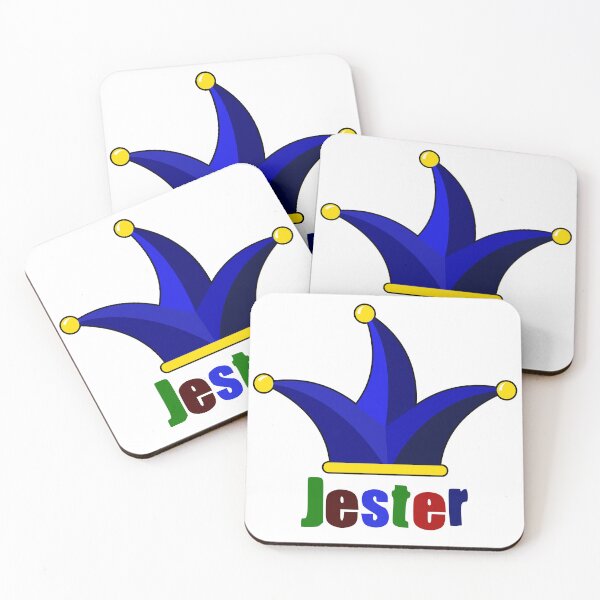 Item preview, Jester, joker or clown hat in blue with name in colored letters designed and sold by shennix.