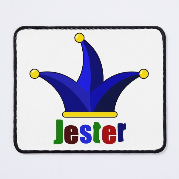 Item preview, Jester, joker or clown hat in blue with name in colored letters designed and sold by shennix.