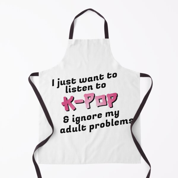 Item preview, I just want to listen to K-Pop & ignore my adult problems Sticker designed and sold by olympe-store.