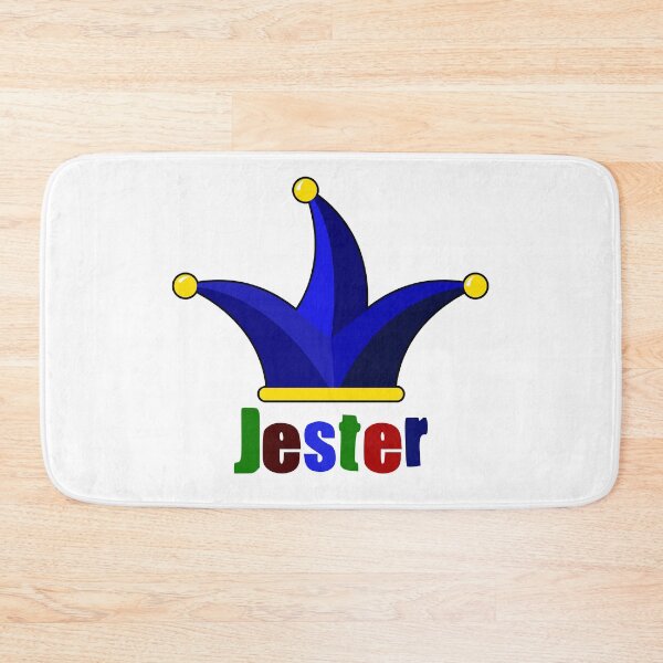 Item preview, Jester, joker or clown hat in blue with name in colored letters designed and sold by shennix.