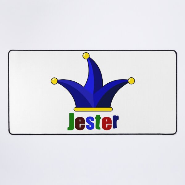 Item preview, Jester, joker or clown hat in blue with name in colored letters designed and sold by shennix.