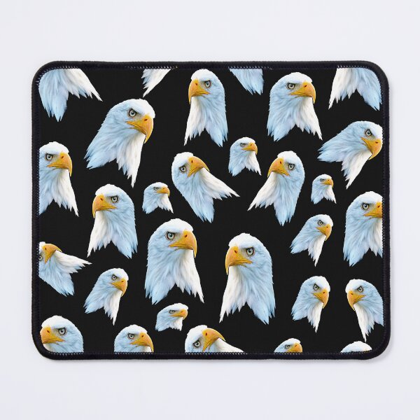 Item preview, "Majestic Gaze: White Bald Eagle Face Pattern" designed and sold by A-Work-Of-Art.